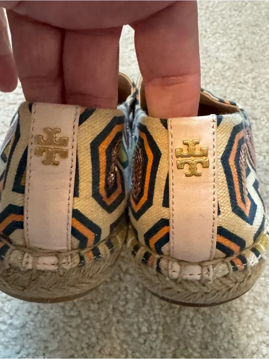 Tory Burch Cecily Embellished Espadrilles- Size 7 - Picture 3 of 8